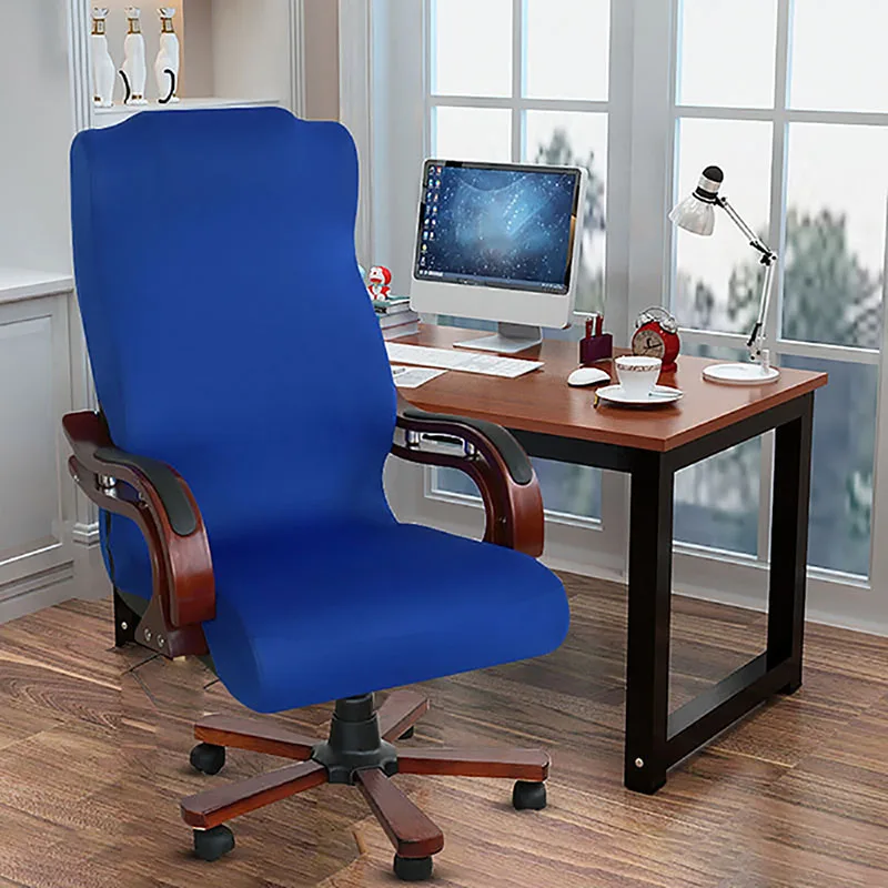 

New 8 Colors Modern Spandex Computer Chair Cover 100% Polyester Elastic Fabric Office Chair Cover Easy Washable Removeable