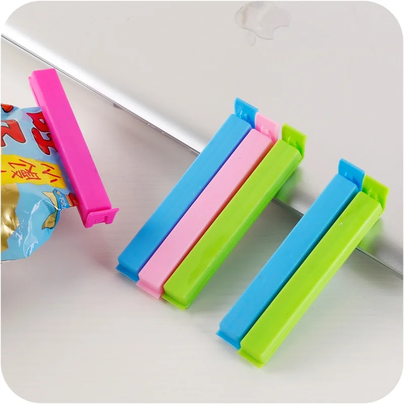 

10pcs Portable New Kitchen Storage Food Snack Seal Sealing Bag Clips Sealer Clamp Plastic Tool Kitchen Accessories Wholesale