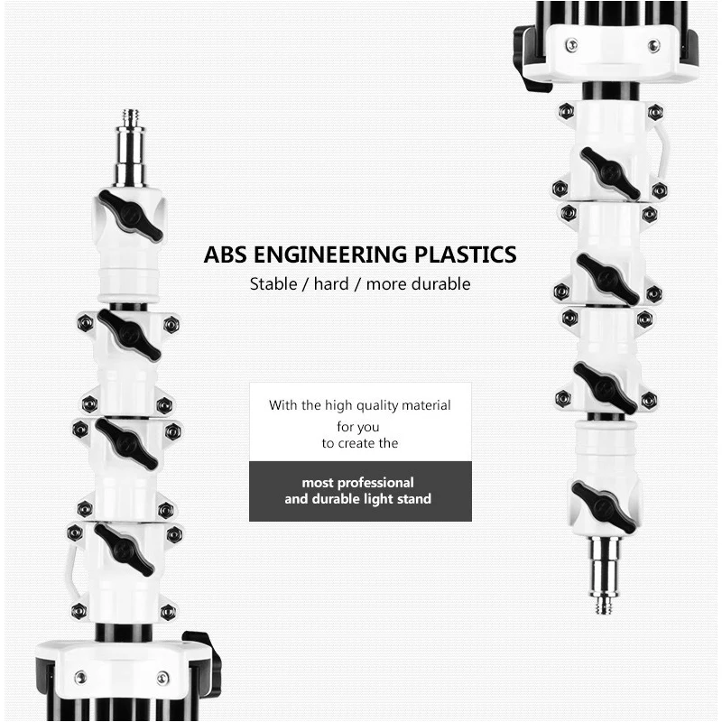 HPUSN высота 2 м светильник для фотосъемки Съемная портативная дорожная