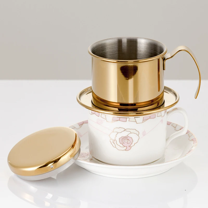 Многоразовый переносной капельный фильтр из нержавеющей стали для