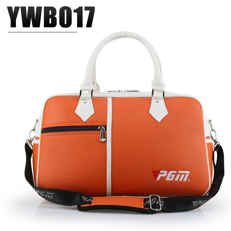 

PGM Golf Bag Portable Large Capacity Lady Golf Clothes Bag Litchi Pu Bag Put Shoes Clothes YWB017