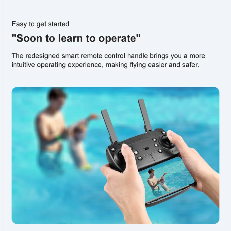 Профессиональный мини Дрон 4k с двойной камерой Wi Fi fpv hd gps 20 минут слежения