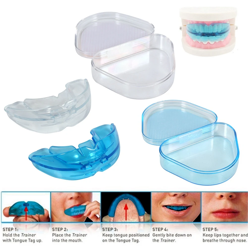 2Pc Professional Teeth Orthodontic Retainer Dental Health Care Mouthpieces Corrector Improve Facial Shape Tooth Maintenance Tool - купить по