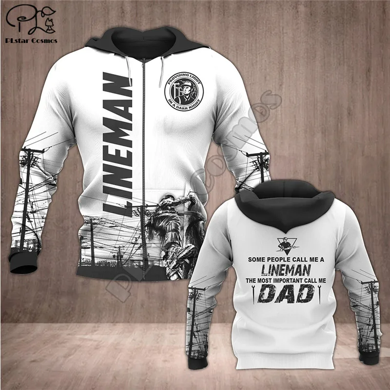

PLstar Cosmos 3DPrint Electrician Lineman IronWorker Harajuku Streetwear Men/Women Unisex Funny Zip Hoodie/Sweatshirt/Jacket-a17
