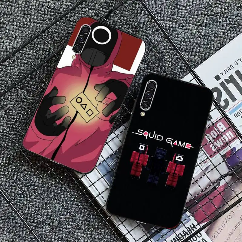 

Squid Game Round Six 456 Phone Case For Samsung galaxy S 7 8 9 10 20 edge A 6 10 20 30 50 51 52 70 note plus mobile bags