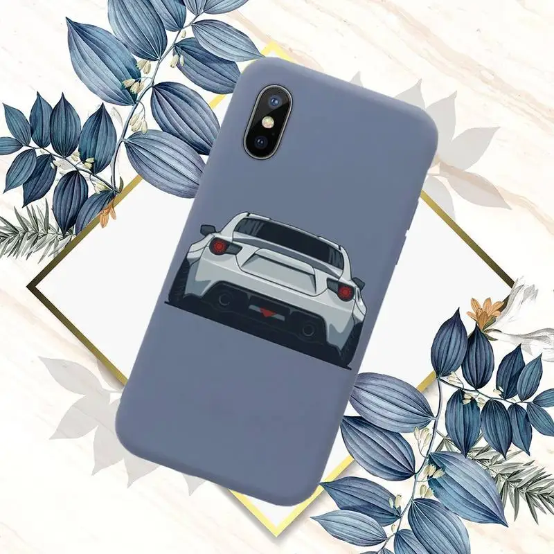 

Sports Cars Male Men Phone Case Blue Candy Color for iPhone 11 12 mini pro XS MAX 8 7 6 6S Plus X SE 2020 XR