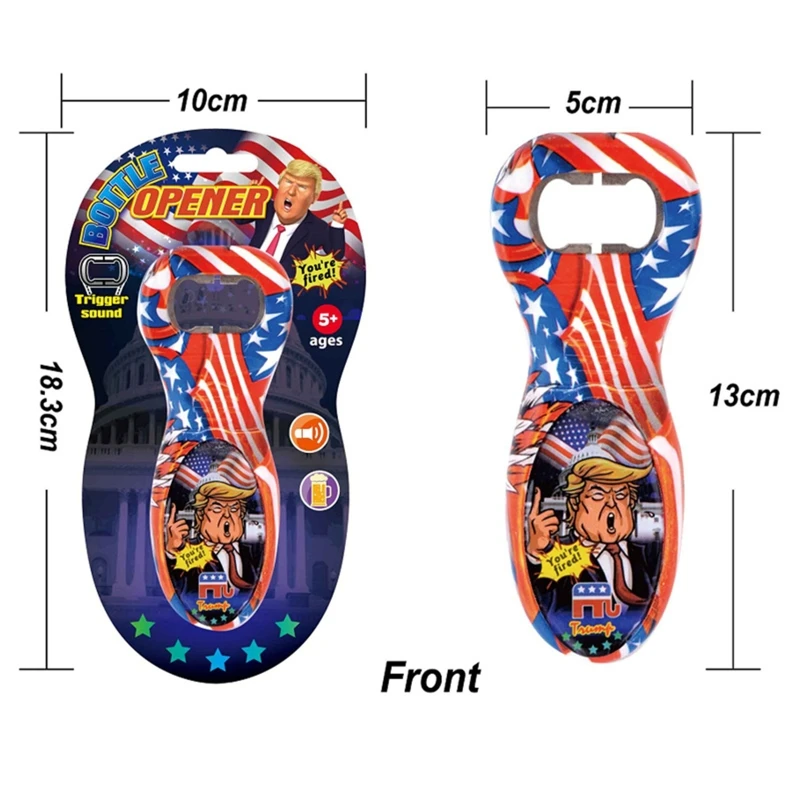 

America President Novelty Bottle Opener Talking Opener Gag Joke Amazing Toy