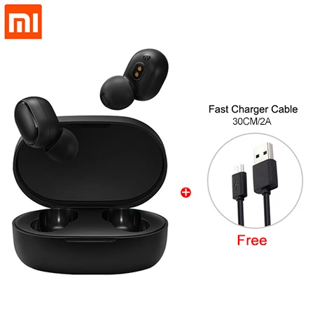 Xiaomi Redmi Airdots TWS беспроводные Bluetooth наушники стерео бас гарнитура с микрофоном голосовой помощник управление AI - Цвет: Redmi Airdots CN