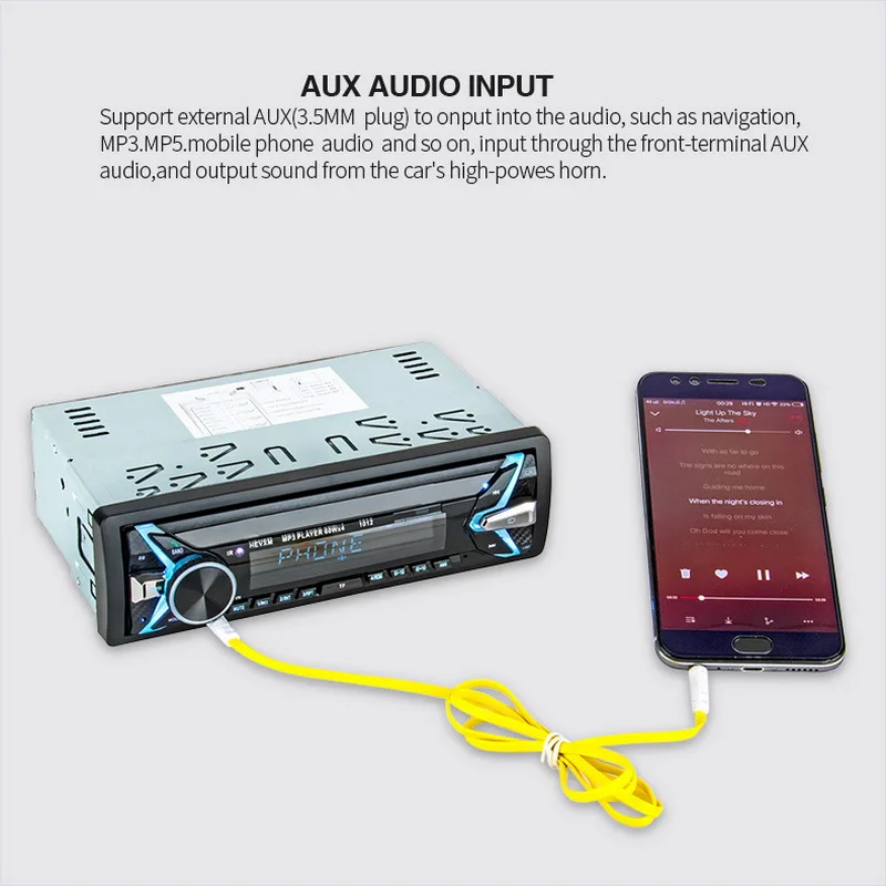 MP3 многофункциональный 12 В 4 громкий динамик дистанционное управление BT AUX USB 2018