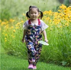 Детские непромокаемые штаны, новый брендовый водонепроницаемый комбинезон, Комбинезоны для маленьких мальчиков и девочек 1-7 лет, модные детские комбинезоны