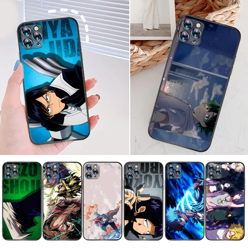 

My Hero Academia Tomura Boku Dabi Shigaraki Todoroki Shouto Bakugou Katsuki Phone Case For iPhone 12 Pro MAX SE 2020 Coque