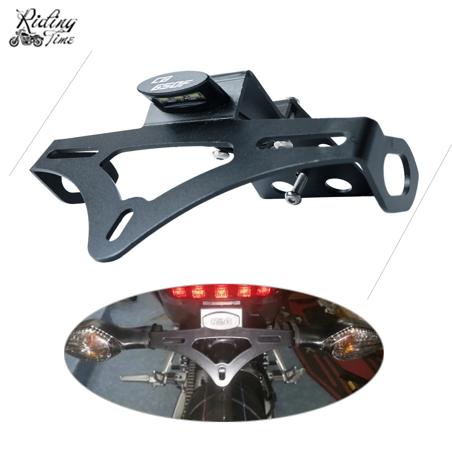 Держатель номерного знака мотоцикла лицензионный кронштейн ХВОСТ Tidy Fender Eliminator