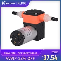 kamoer 700mlmin klp02 mini diaphragm water pump 12v24v brush motor 3bar liquid pressure for washing machine medical equipment