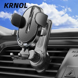 upgrade air vent car phone holder stand with metal hook clip 360 rotation auto air outlet smartphone mount support bracket clamp free global shipping