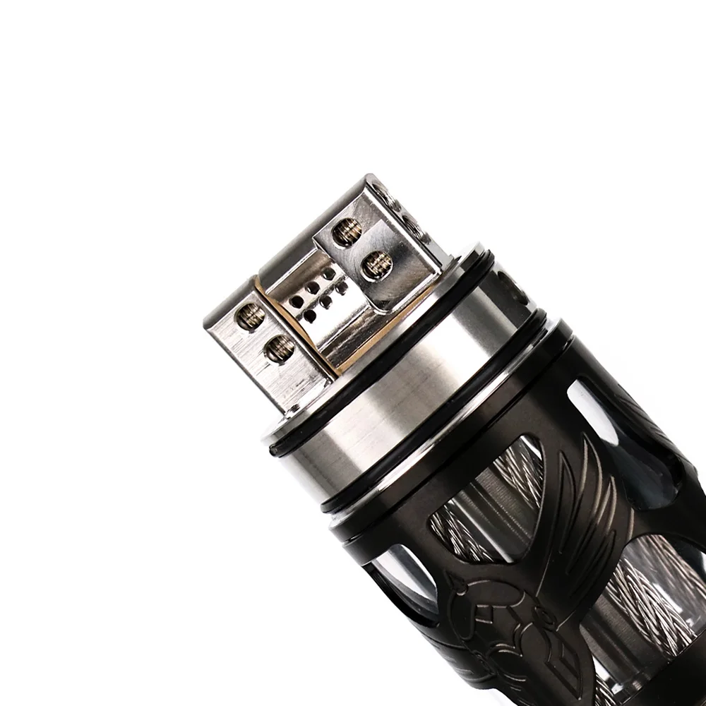 Original E Cigarette Vapefly Brunhilde RTA Top Coiler Tank 8ml/2ml Airflow Dual Coil fit 510 thread mod | Электроника