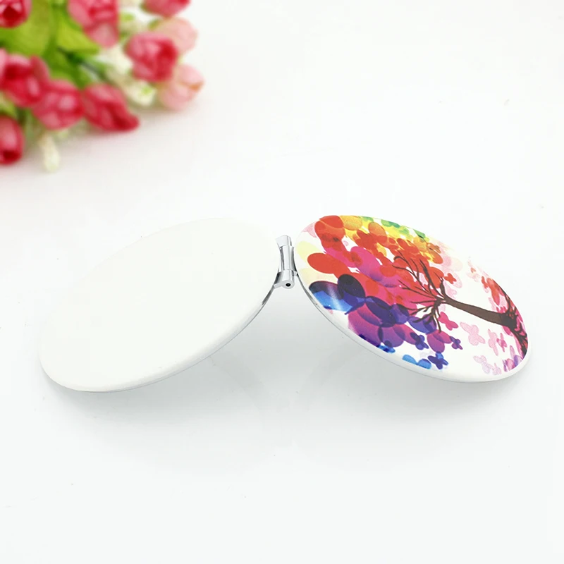 JWEIJIAO компактные Подсолнухи растущие на дереве украшение овальное косметическое