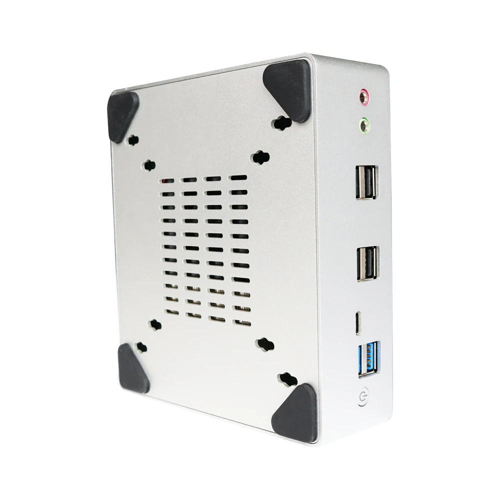Мини компьютер EGLOBAL 10 го поколения Intel i7 10710U 6 Core 2 * DDR4 M.2 SSD LANs 4K HTPC Windows Linux 8 USB TypeC HDMI DP