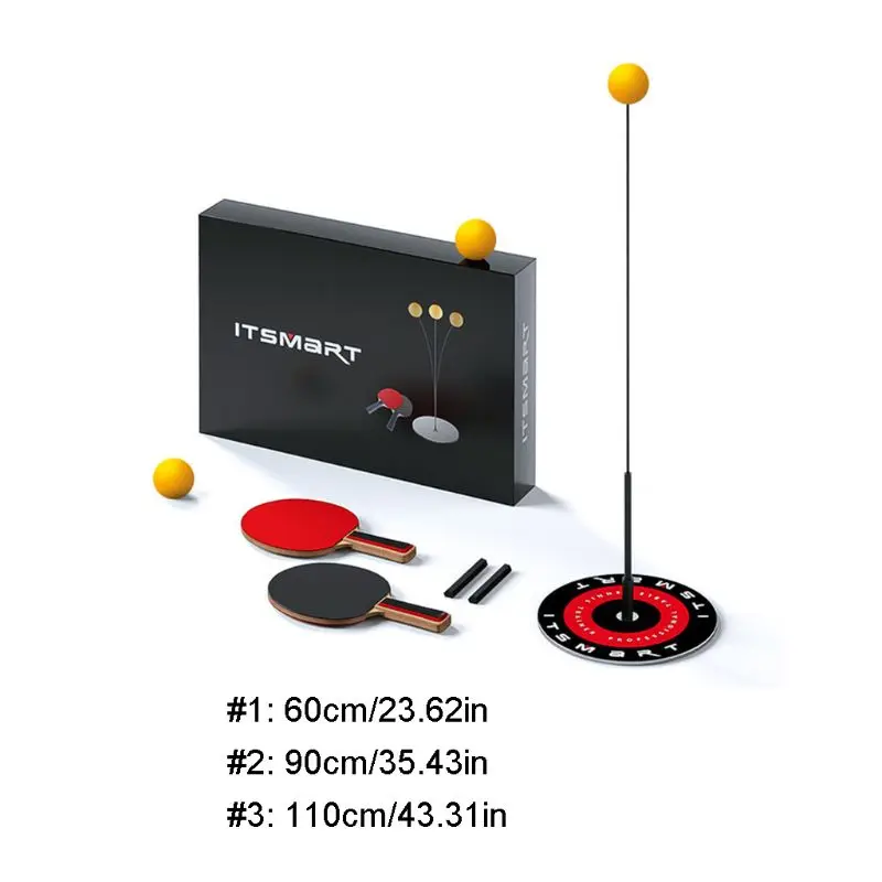 

Elastic Soft Shaft Table Tennis Trainer Ping Pong Ball Training Toys Set Suitable for Public Training and Decompression