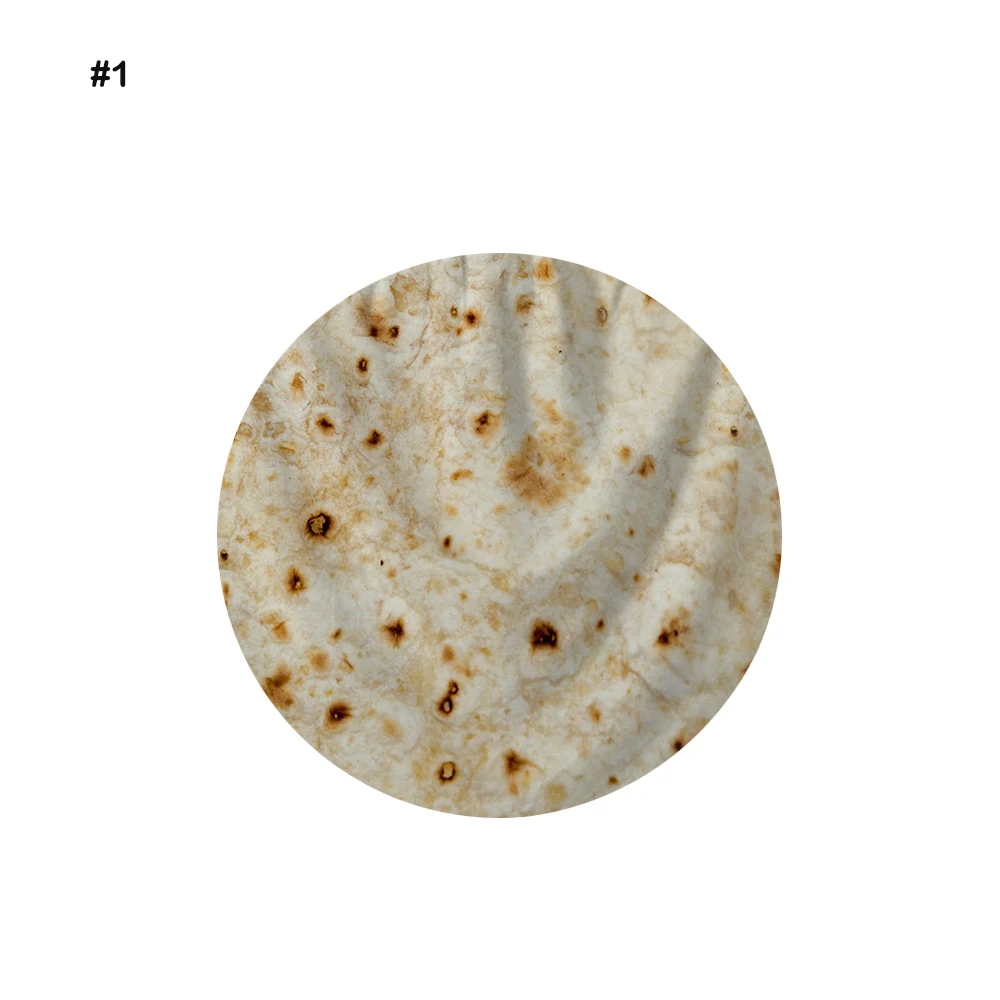 Фактура Tortilla мягкий флисовый плед с принтом Tortilla de Harina Burrito одеяло круглый диван офисные одеяла Забавный подарок - Цвет: Красный
