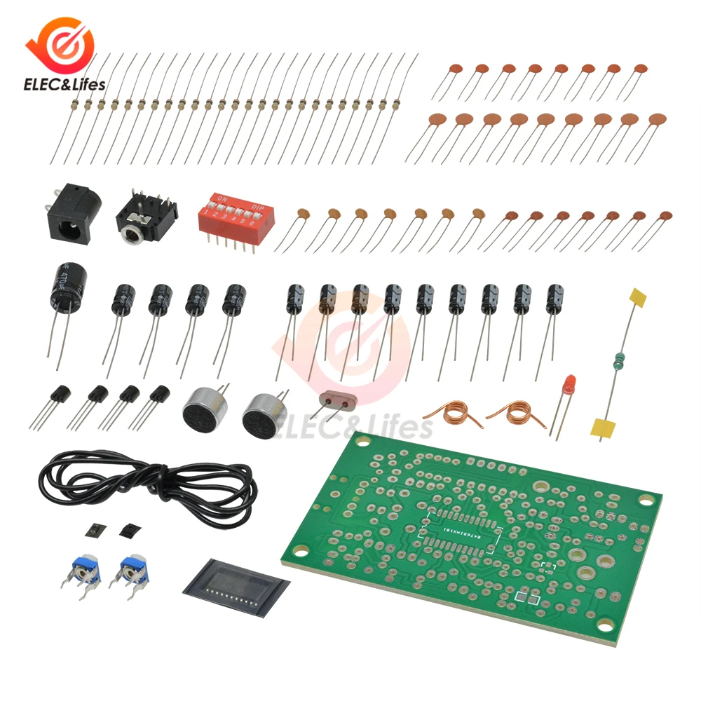 DIY цифровой радиоприемник PLL Stereo BH1417F комплект FM радиопередатчика|Детали и