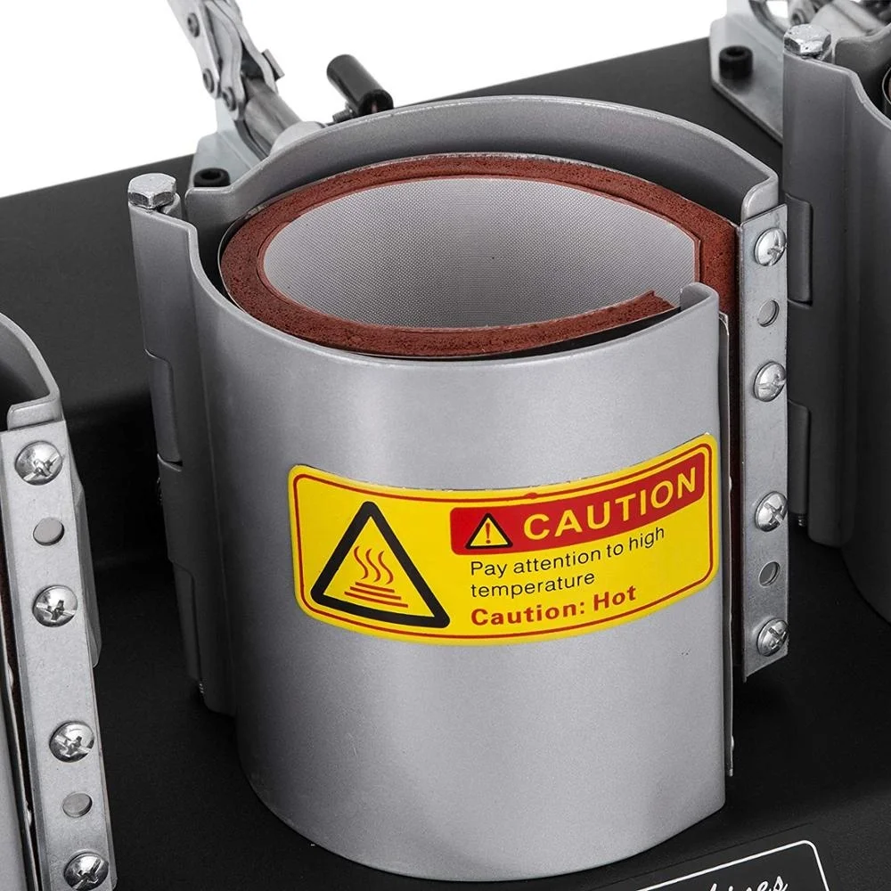 

5-IN-1 Mug Press with 5 Individual Digital Temp & 5 Timer