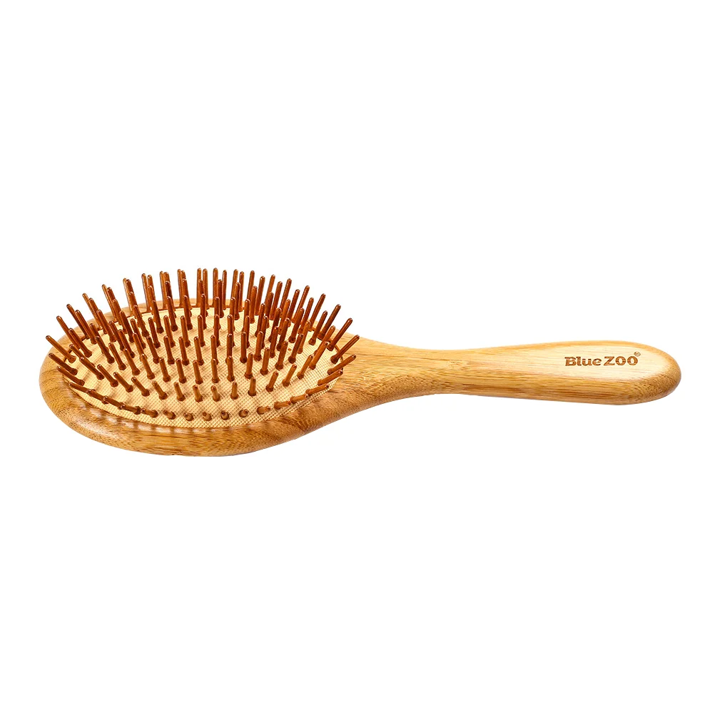 

1pc Bamboo Cushion Comb Hair Care Comb Anti-static Hair Brush Comb (Wood color)