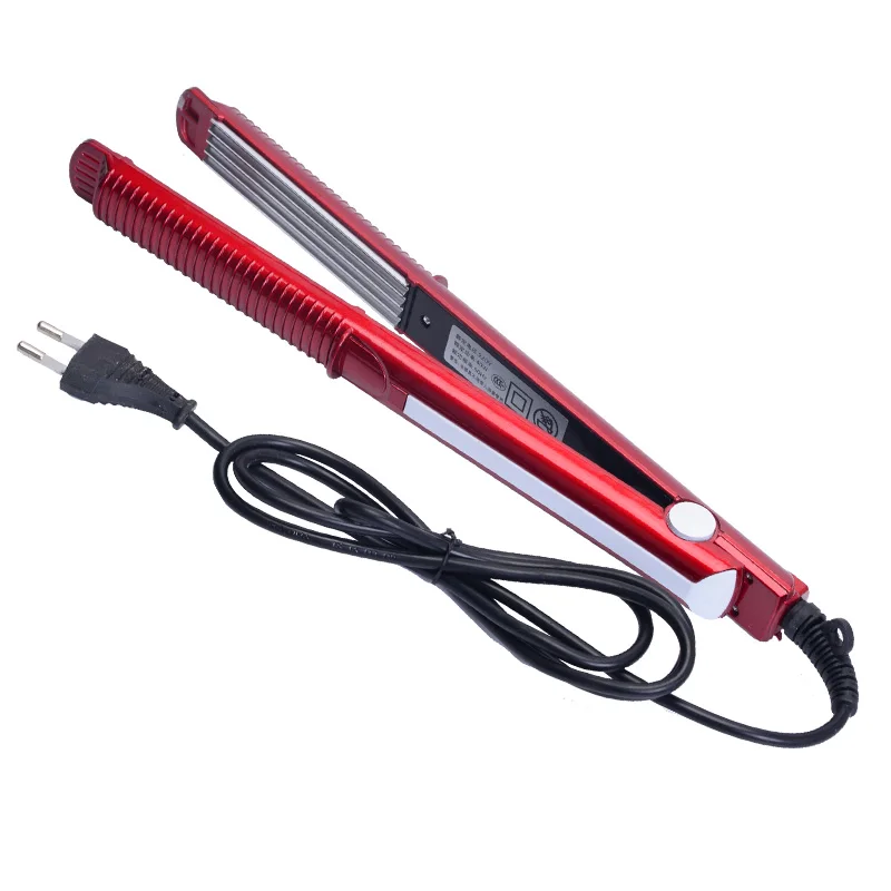 

Free Shipping Hair Curler Iron Electric Corrugated Plate Hair Curling Iron Curls Volume Styling Tools