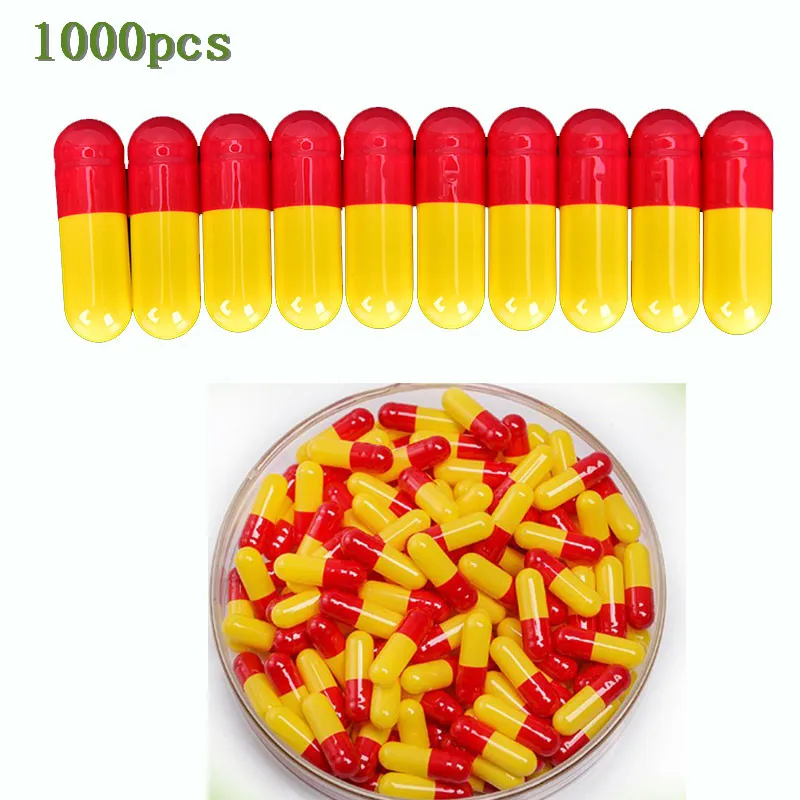 

1000 шт. капсулы разных цветов Пустые твердые желатиновые капсулы таблетки Vcaps Gel Halal отдельные коробки оптовая продажа