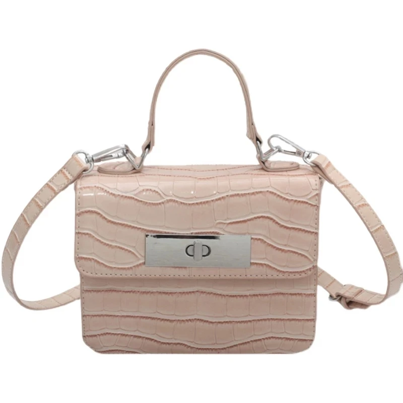 

Crocodile Pattern Small Tote Bag 2021 New High-quality PU Leather Women's Designer Handbag Luxury Brand Shoulder Messenger Bag