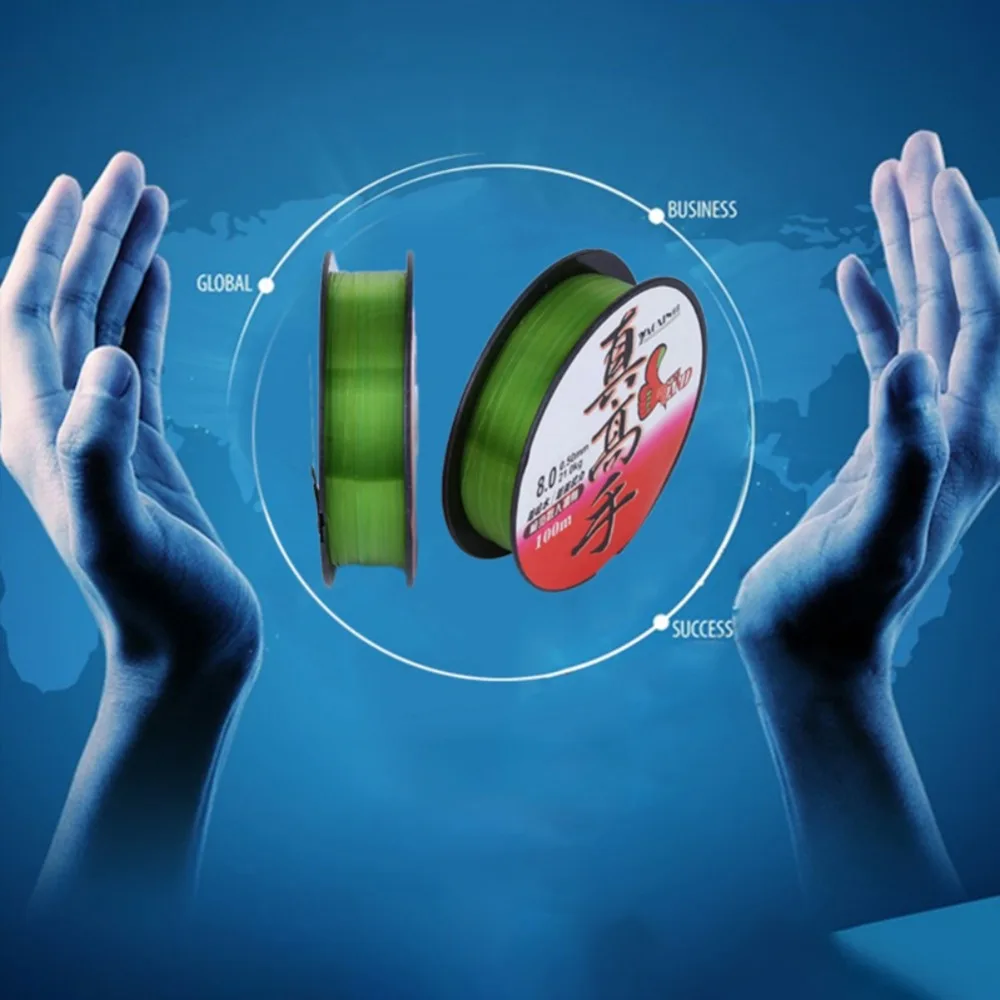 Супер тянущийся нейлон 100 м фторуглеродная рыболовная леска Лидер Провод