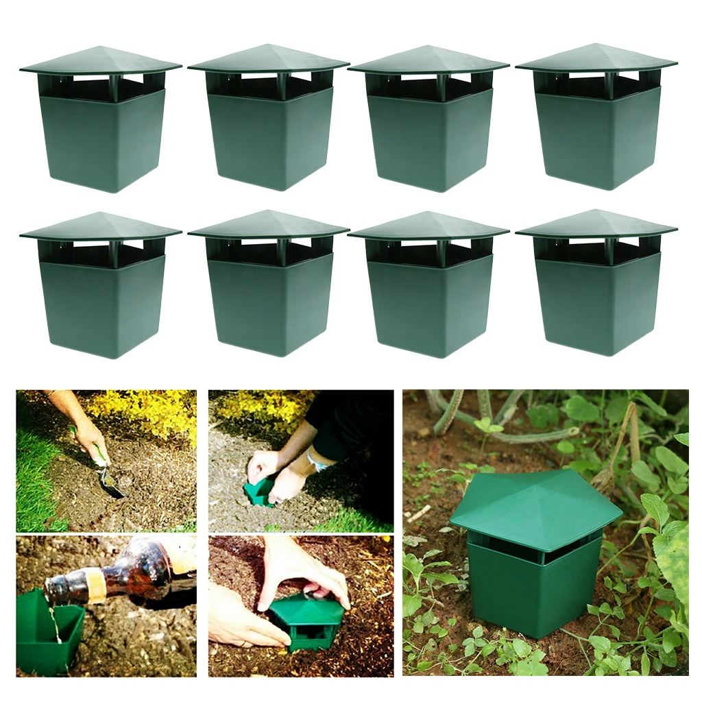 8 шт. экологически чистые ловушки для улитки ловушка животных | Дом и сад