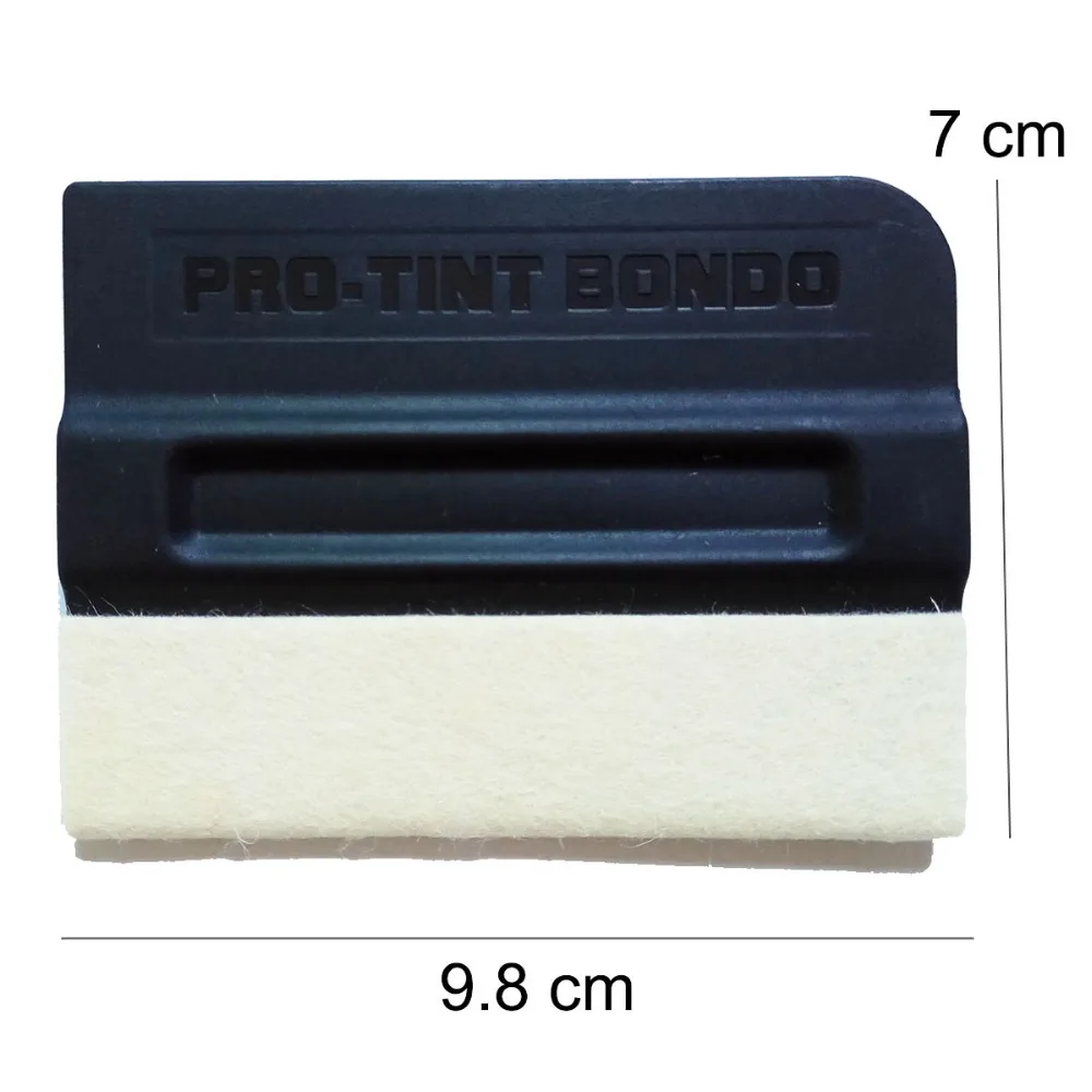 2 шт. черный резиновый скребок с добавлением шерсти и скругленным краем для Pro