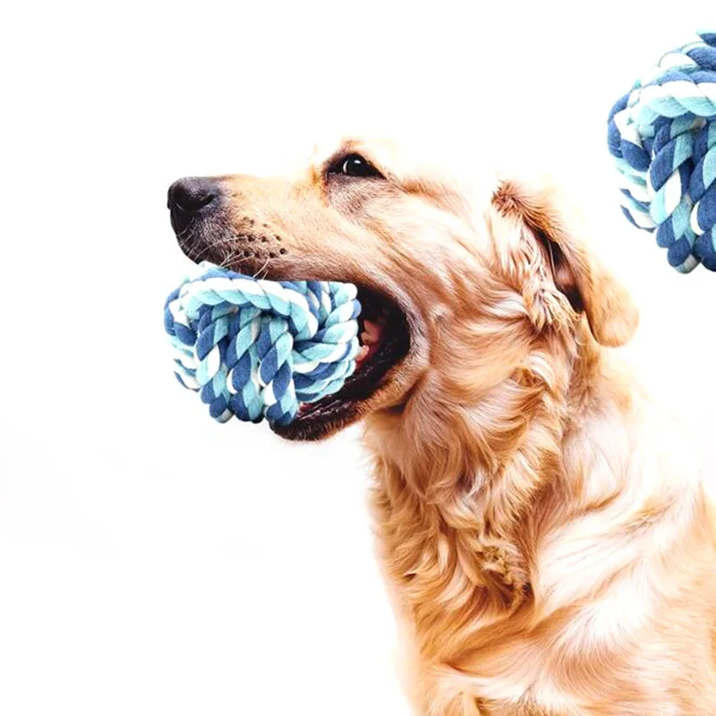 Игрушки для собак грызунок щенков хлопковая веревка прорезывания зубов уход за