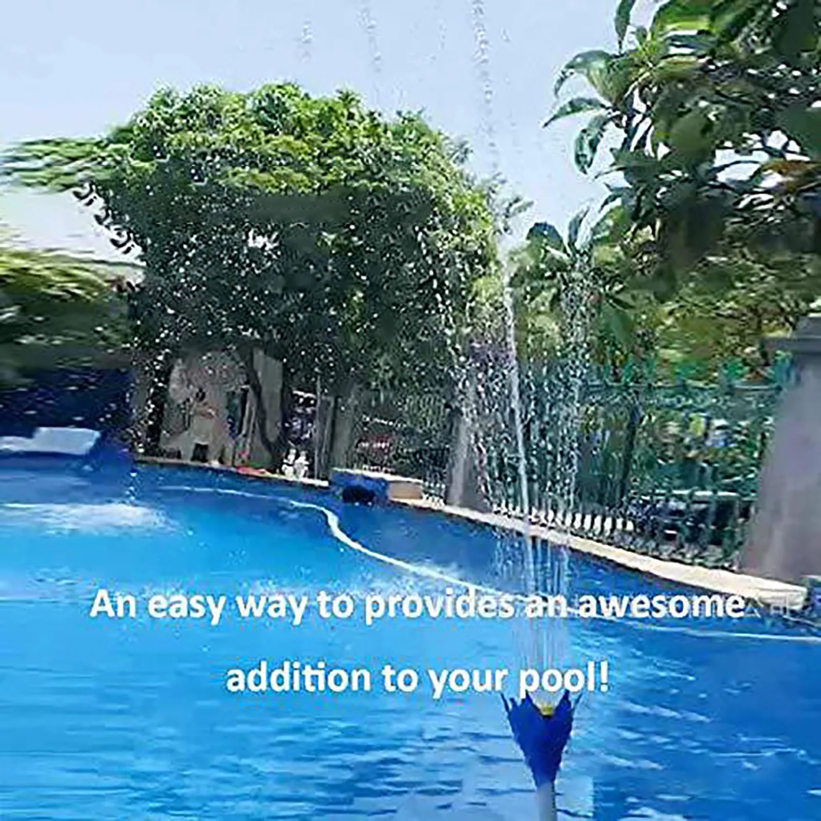 3 шт. садовый водопад плавательного Бассеина фонтан воды Особенности в виде