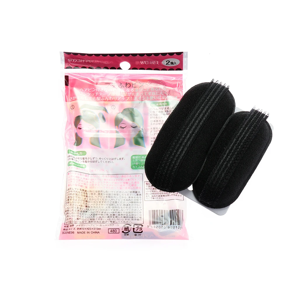 Зажим для волос 2 шт. вставки объема дышащий в Корейском стиле челки головной убор