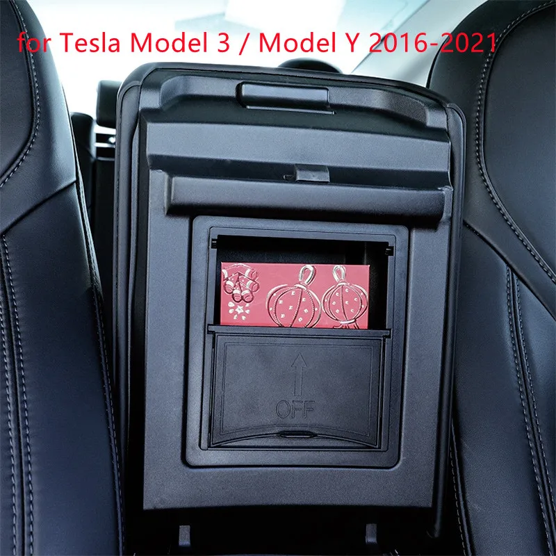 

Ящик для хранения в подлокотнике автомобиля для Tesla модель 3 модели Y 2016-2021 Органайзер аксессуары для авто подлокотник держатель коробка центральной консоли