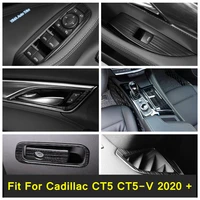 glass door handle bowl glove box air ac outlet transmission cover trim black interior for cadillac ct5 ct5 v 2020 2022