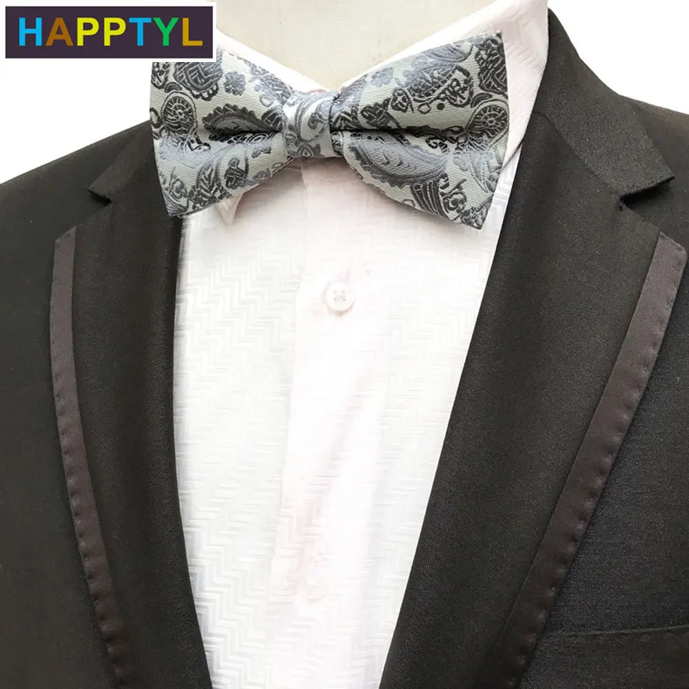 HAPPTYL 1 шт. мужской классический галстук бабочка предварительно завязанный