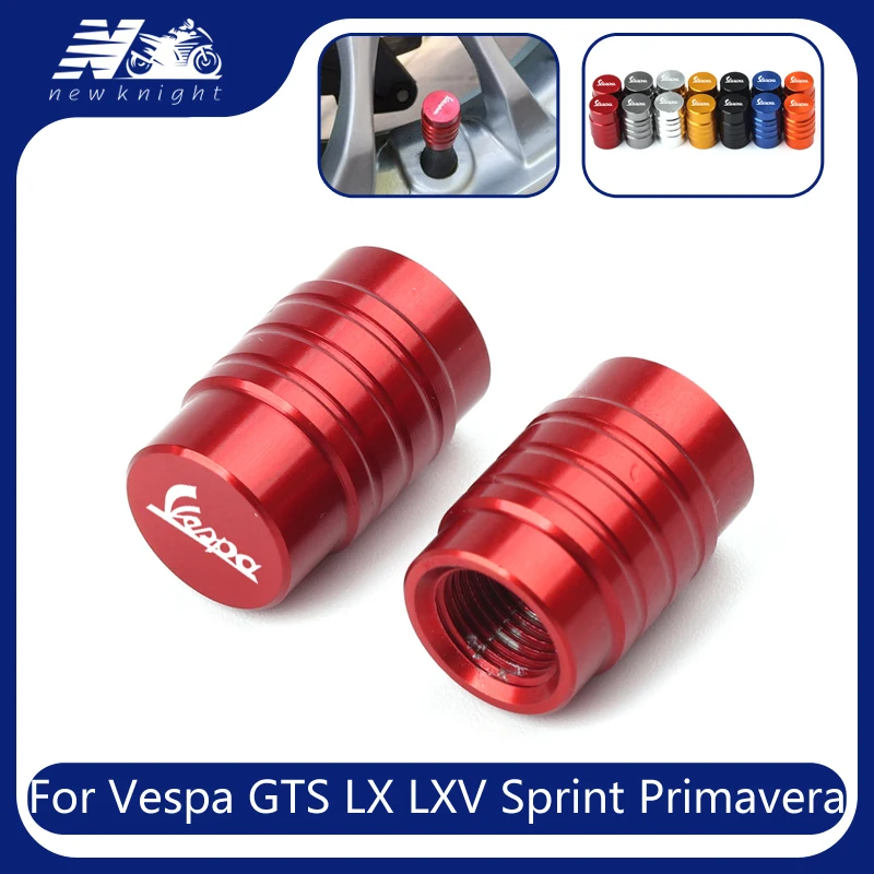 Для Vespa все модели GTS LX LXV Sprint Primavera 150 125 250 300 2 предмета ЧПУ колеса крышки стержня