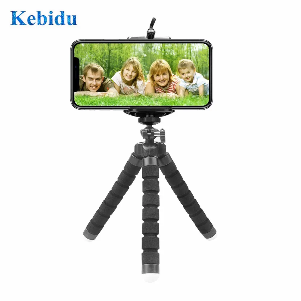 Мини штатив Kebidu с гибкой губкой и Осьминог для камеры Gopro DSLR крепление iPhone Samsung