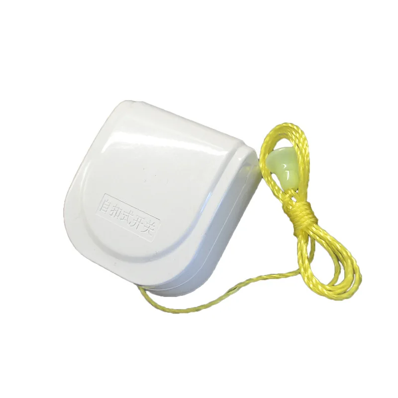 

2 pcs The new type of pull rope creative shape thickened pull switch PVC self-buckle pull switch plastic durable