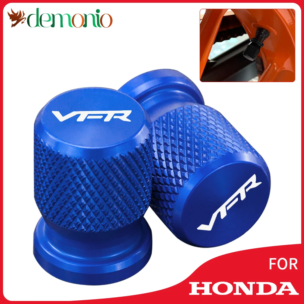 

Motorcycle Wheel Tire Valve caps CNC Aluminum Airtight Covers With LOGO "VFR" Fits For HONDA VFR750 VFR800F VFR 750 800F 800 F