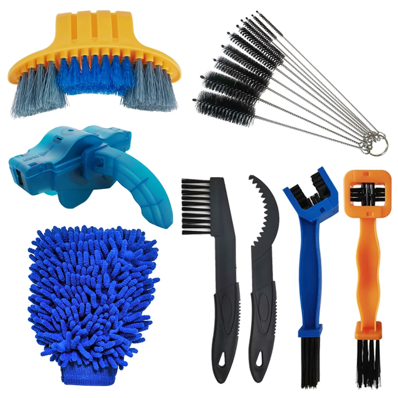 Набор для чистки велосипедной цепи щетка мойки и мытья дорожных велосипедов |