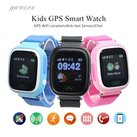 kids gps tracker watches wifi gps lbs location call vibration anti lost sensor touch screen tracking children smart watch q90