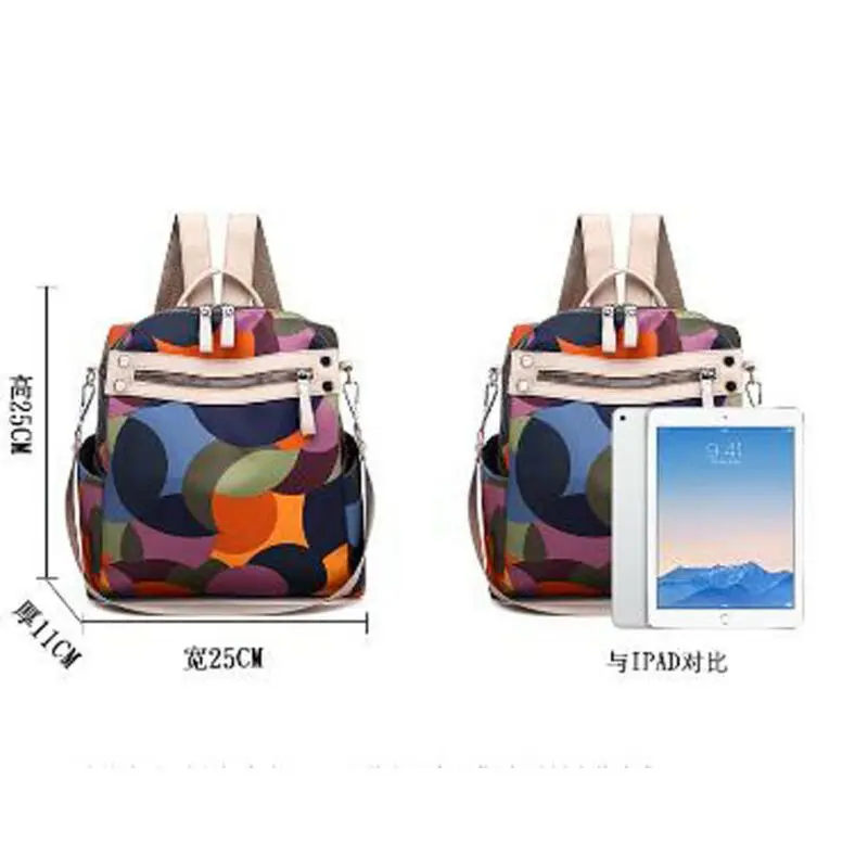 

New Women Backpack Oxford Soft School Bag Travel Backpack Rucksack Shoulder Small Bag /BY