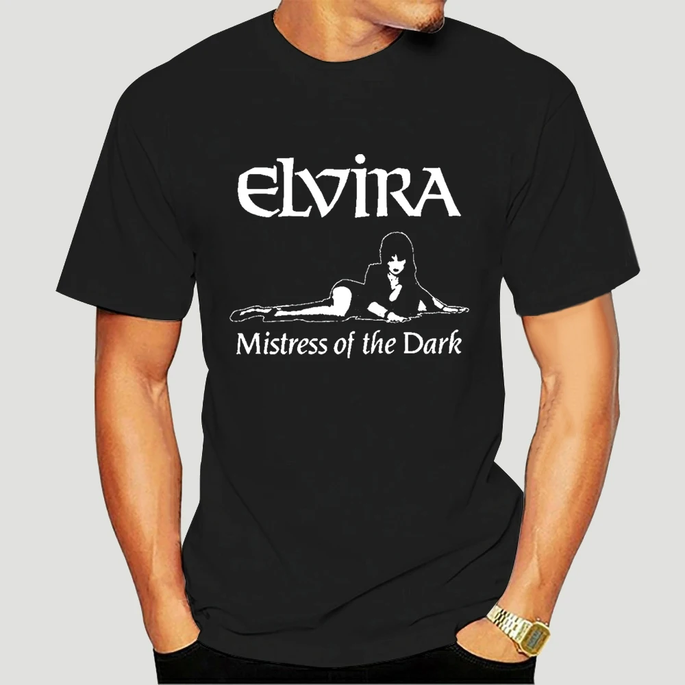

Мужская забавная футболка Elvira с постером фильма, одежда для фитнеса, футболки для мужчин, 2019, футболка на заказ, мужские топы 6541X