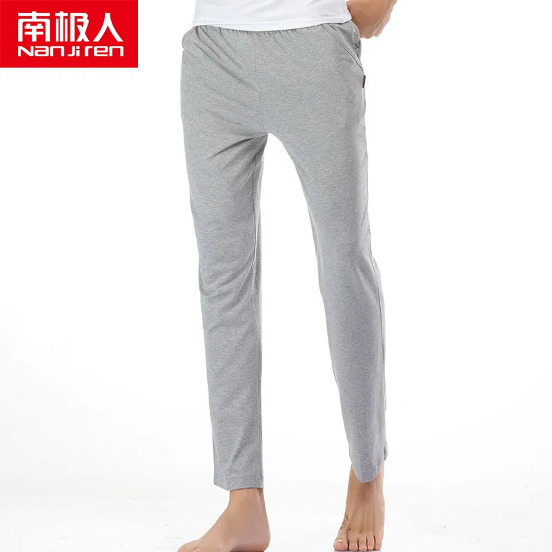Брюки NANJIREN мужские модные брендовые дышащие повседневные удобные брюки для
