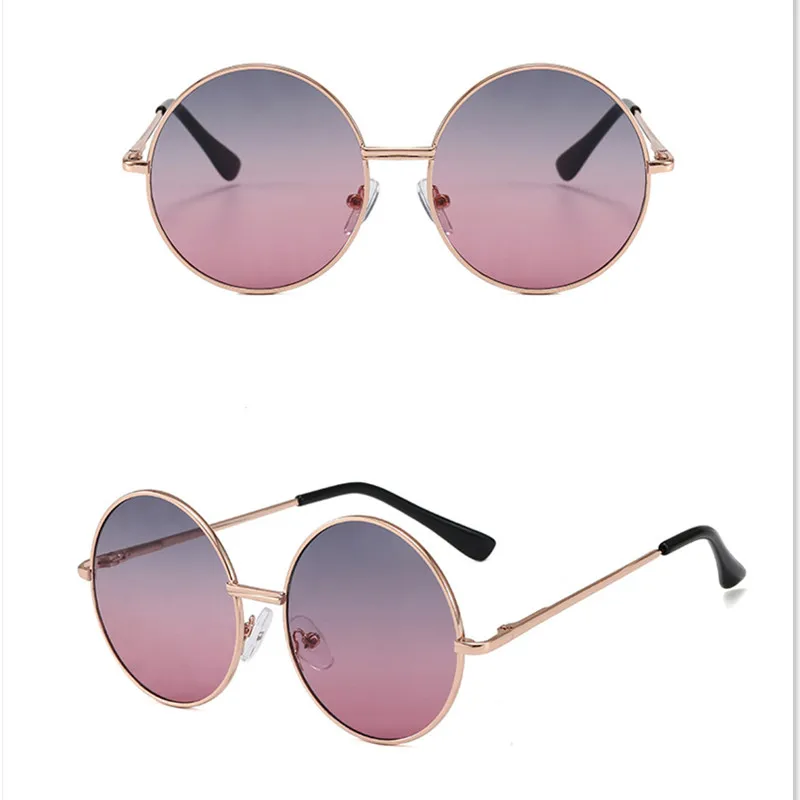 

KILIG 2020 Hot Round Sunglasses Kids Metal Frame Glasses Anti-UV Sun Glasses For Boys Girls Eyewear Children oculos UV400 gift