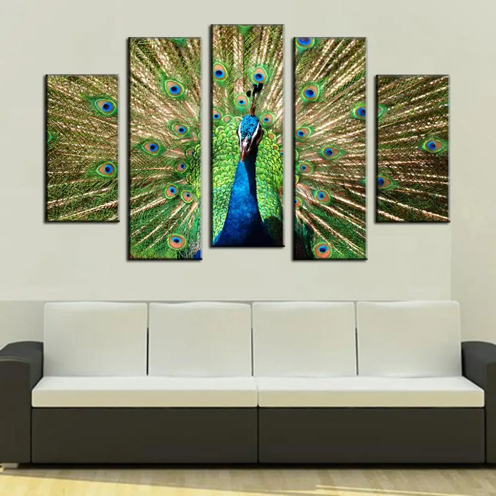 Fallout картины 5 шт./компл. холст для художника павлин картина большой размер Топ