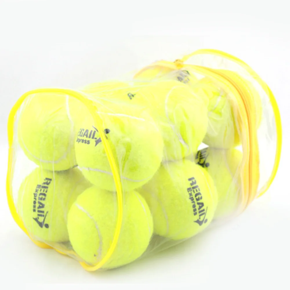 

12PCS Elastic Tennis Balls Training Tennis Balls for Sports Practice Outdoor